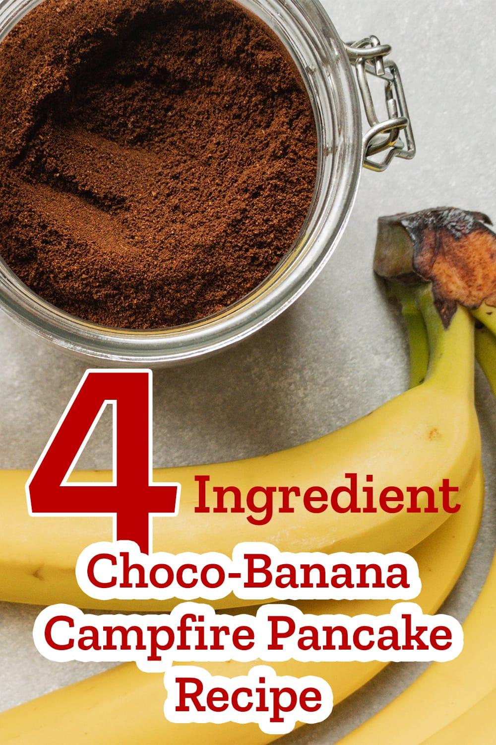 Choco banana pancake recipe